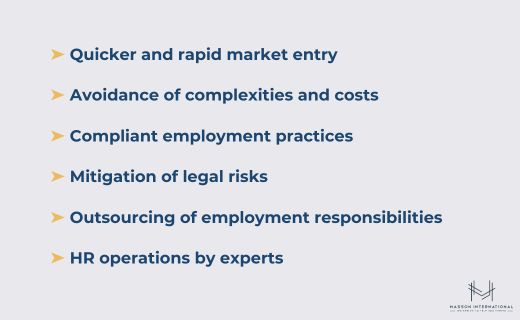 EOR France advantages