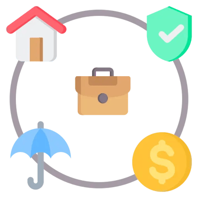 insurance, pensions, health benefits (uniconlabs)
